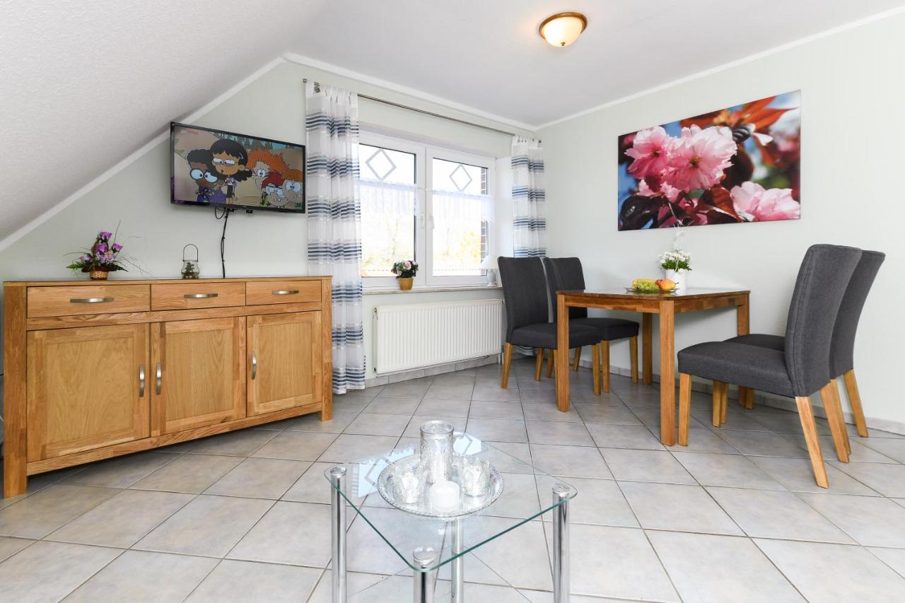 Ferienwohnung Muehlenblick Auf Dem Ferienhof Eschen Moorweg Exterior foto