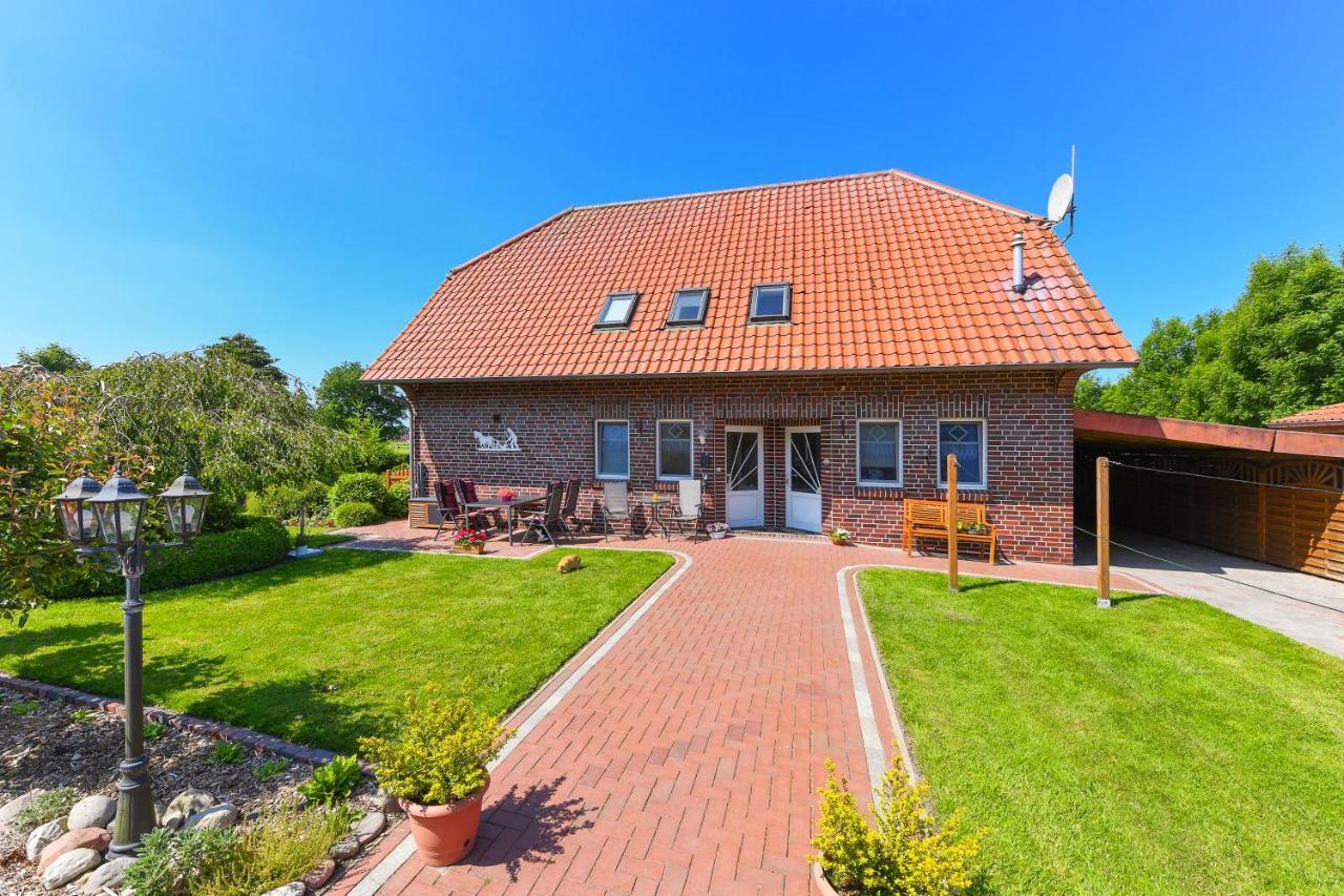Ferienwohnung Muehlenblick Auf Dem Ferienhof Eschen Moorweg Exterior foto